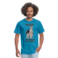 Alpaca My Bag Sword Version Unisex Classic T-Shirt - turquoise