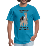 Alpaca My Bag Sword Version Unisex Classic T-Shirt - turquoise