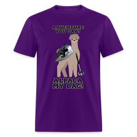 Alpaca My Bag Mace Version Unisex Classic T-Shirt - purple