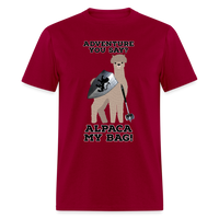Alpaca My Bag Mace Version Unisex Classic T-Shirt - dark red