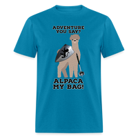 Alpaca My Bag Mace Version Unisex Classic T-Shirt - turquoise