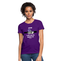 Pass the Deadman Test Women's T-Shirt - purple