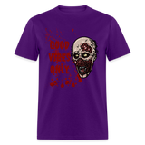 Toxic Vibes Only Zombie Unisex T-Shirt - purple