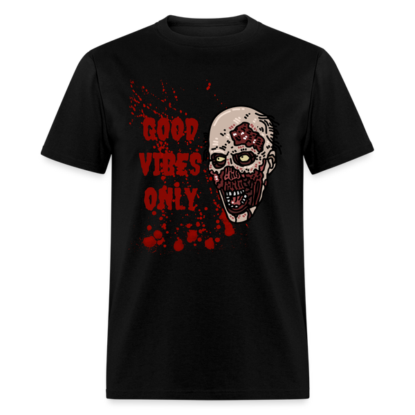 Toxic Vibes Only Zombie Unisex T-Shirt - black