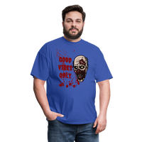 Toxic Vibes Only Zombie Unisex T-Shirt - royal blue