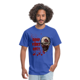 Toxic Vibes Only Zombie Unisex T-Shirt - royal blue