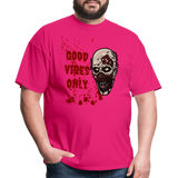 Toxic Vibes Only Zombie Unisex T-Shirt - fuchsia