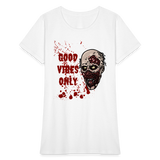 Toxic Vibes Only Zombie Women's T-Shirt - white