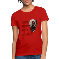 Toxic Vibes Only Zombie Women's T-Shirt - red