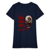 Toxic Vibes Only Zombie Women's T-Shirt - navy