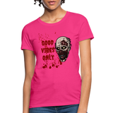 Toxic Vibes Only Zombie Women's T-Shirt - fuchsia
