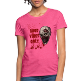 Toxic Vibes Only Zombie Women's T-Shirt - heather pink