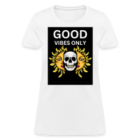 Toxic Vibes Only Death Women's T-Shirt - white