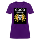 Toxic Vibes Only Death Women's T-Shirt - purple