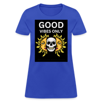 Toxic Vibes Only Death Women's T-Shirt - royal blue