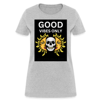 Toxic Vibes Only Death Women's T-Shirt - heather gray