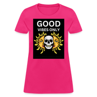 Toxic Vibes Only Death Women's T-Shirt - fuchsia