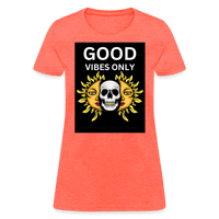 Toxic Vibes Only Death Women's T-Shirt - heather coral