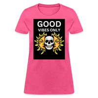 Toxic Vibes Only Death Women's T-Shirt - heather pink