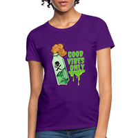 Toxic Vibes Only Poison Women's T-Shirt - purple