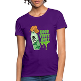 Toxic Vibes Only Poison Women's T-Shirt - purple