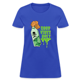 Toxic Vibes Only Poison Women's T-Shirt - royal blue