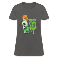 Toxic Vibes Only Poison Women's T-Shirt - charcoal