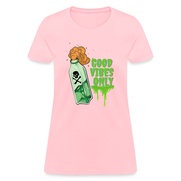 Toxic Vibes Only Poison Women's T-Shirt - pink