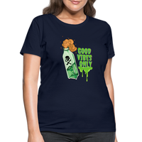 Toxic Vibes Only Poison Women's T-Shirt - navy