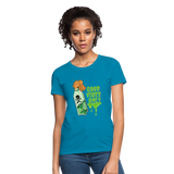 Toxic Vibes Only Poison Women's T-Shirt - turquoise