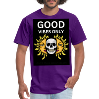 Toxic Vibes Only Death Unisex T-Shirt - purple