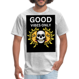 Toxic Vibes Only Death Unisex T-Shirt - heather gray
