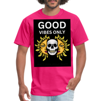 Toxic Vibes Only Death Unisex T-Shirt - fuchsia