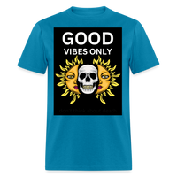Toxic Vibes Only Death Unisex T-Shirt - turquoise