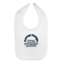 Mommy & Daddy's Little Permanent Product - Blue - Baby Bib - white