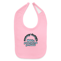 Mommy & Daddy's Little Permanent Product - Blue - Baby Bib - light pink