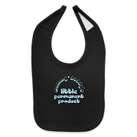 Mommy & Daddy's Little Permanent Product - Blue - Baby Bib - black