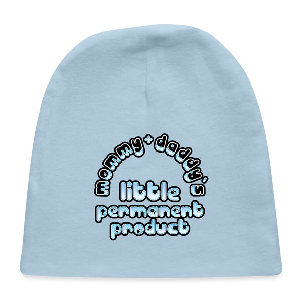 Mommy & Daddy's Little Permanent Product - Blue - Baby Cap - light blue