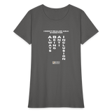 ABAI Stands For - Women's T-Shirt - charcoal